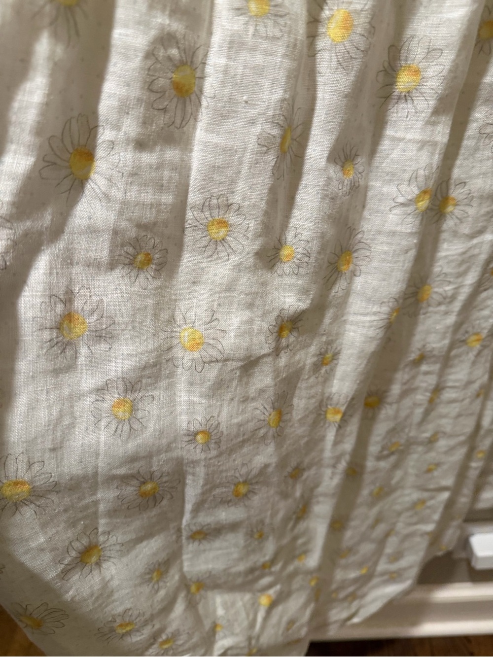Sleeper Atlanta Off The Shoulder Linen Midi Dress Daisy Medium - Picture 5 of 11